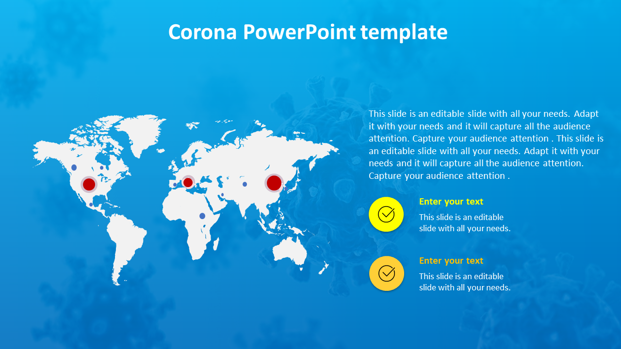 Corona PowerPoint template